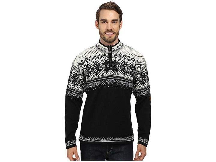 Dale of Norway Vail 1/4 Zip Sweater Black Men's S