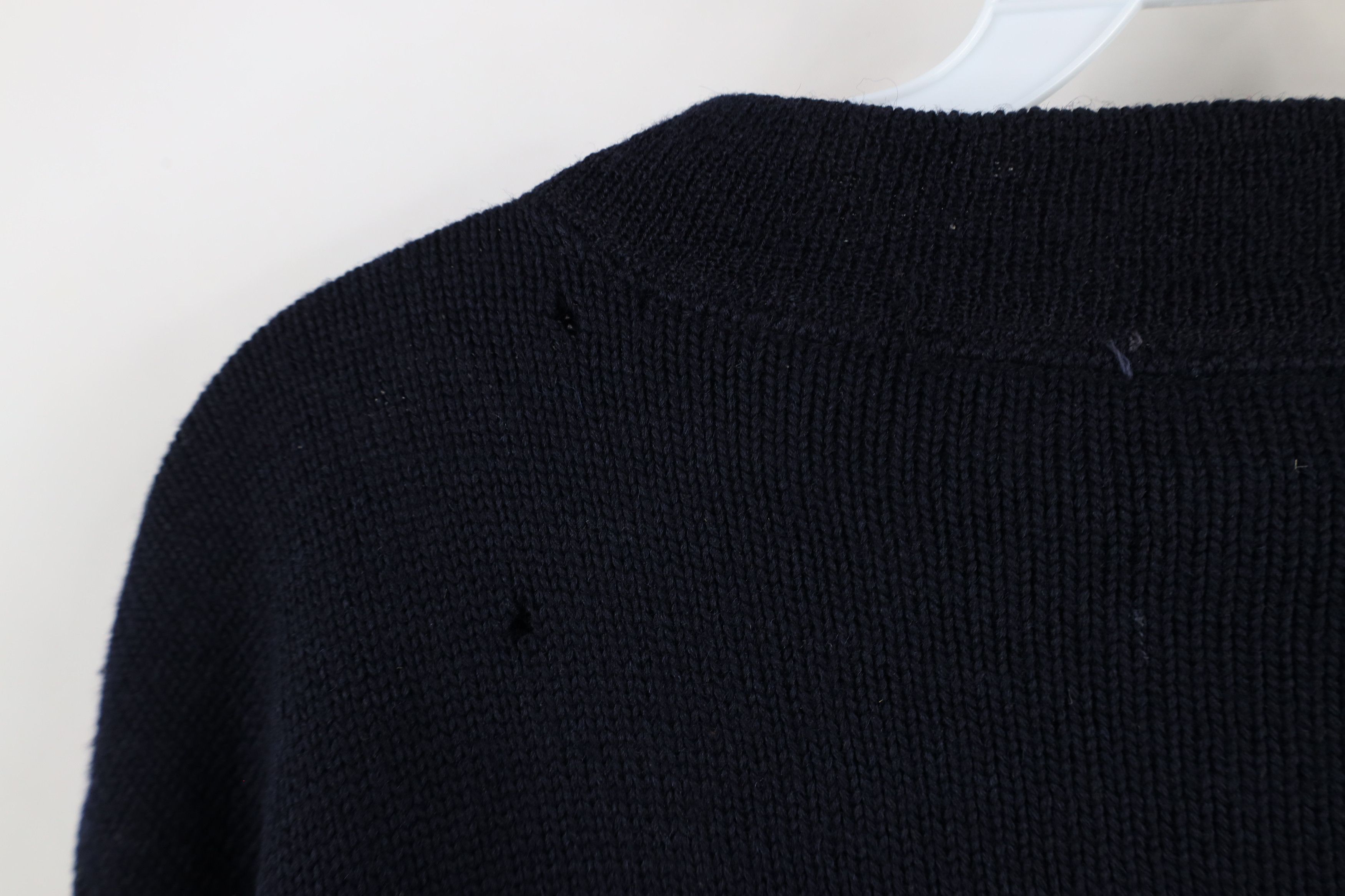 Vintage Vintage 40s Military World War II Wool Naval Sweater USA Size US S / EU 44-46 / 1 - 12 Thumbnail