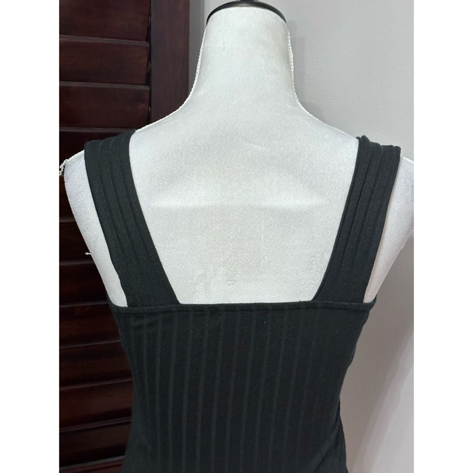 Other BP Crop Tank Top Sleeveless Ribbed Black Women's XS NWOT Size XS / US 0-2 / IT 36-38 - 6 Thumbnail