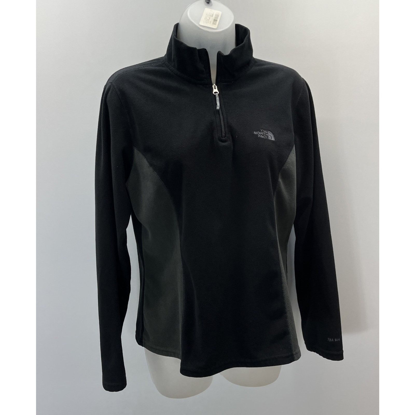The North Face THE NORTH FACE 1/4 Zip Long Sleeves Black Jacket Women Sz L Size L / US 10 / IT 46 - 1 Thumbnail