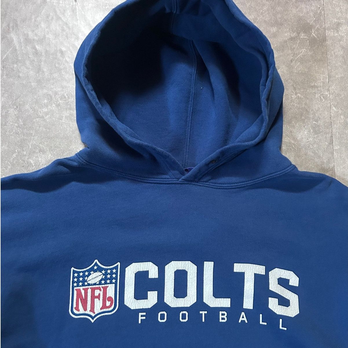Reebok 2000's Vintage Indianapolis Colts Reebok Blue Hoodie -XL Size US XL / EU 56 / 4 - 2 Thumbnail
