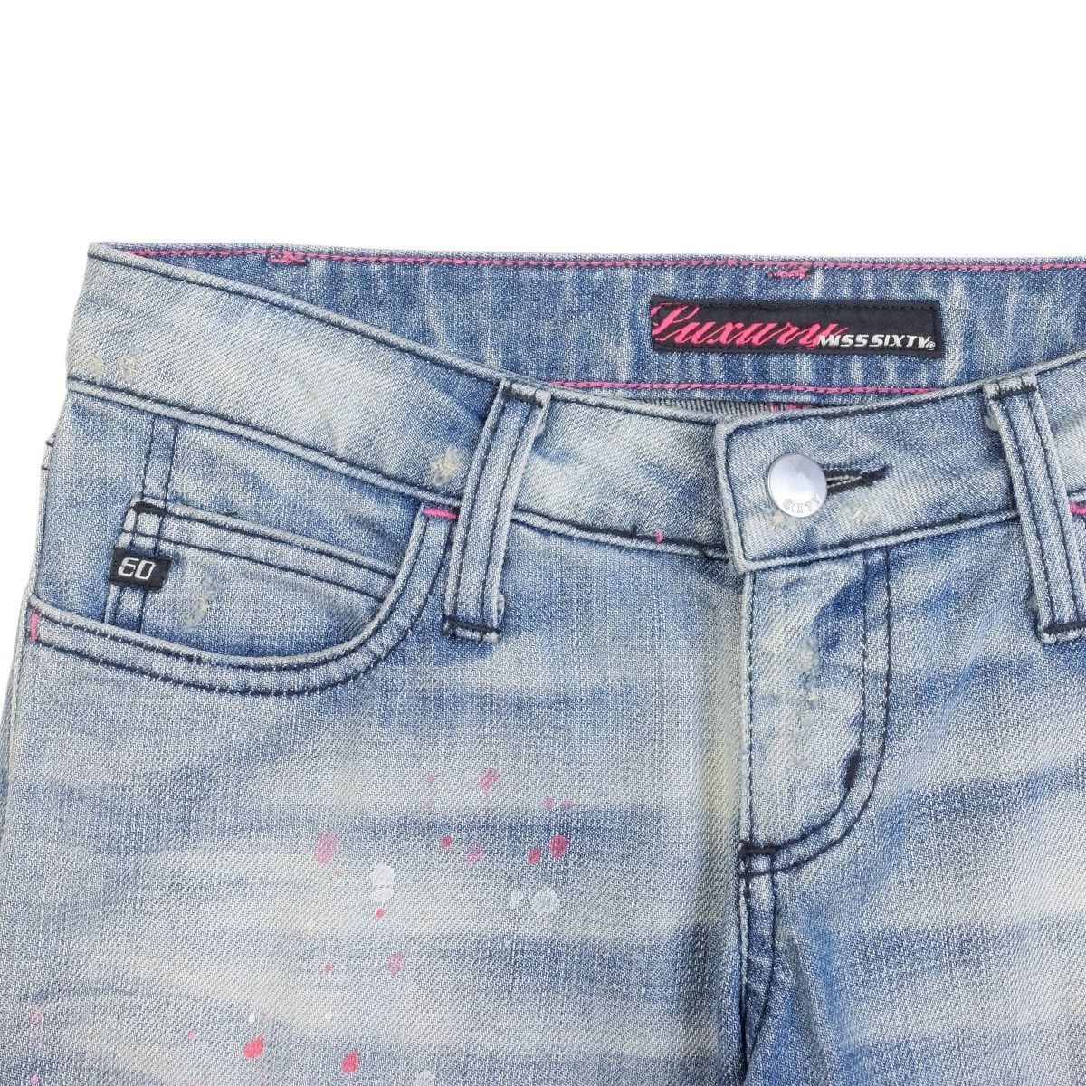 Miss Sixty Miss Sixty SS04 Lightning Bolt Jeans Size 27" / US 4 / IT 40 - 10 Thumbnail
