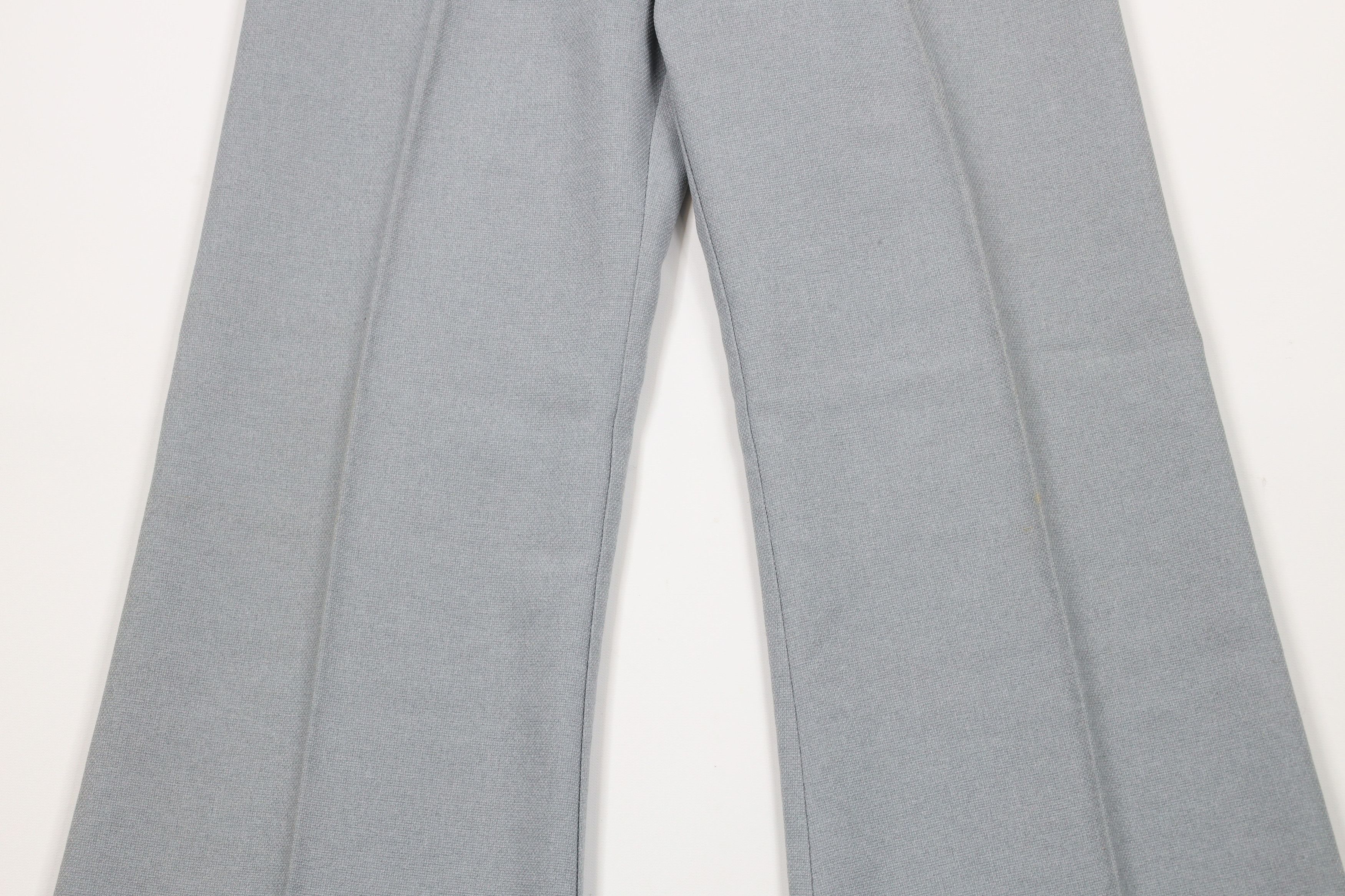 Vintage Vintage 60s 70s Streetwear Bell Bottoms Pants Gray USA AS IS Size 29" - 3 Thumbnail