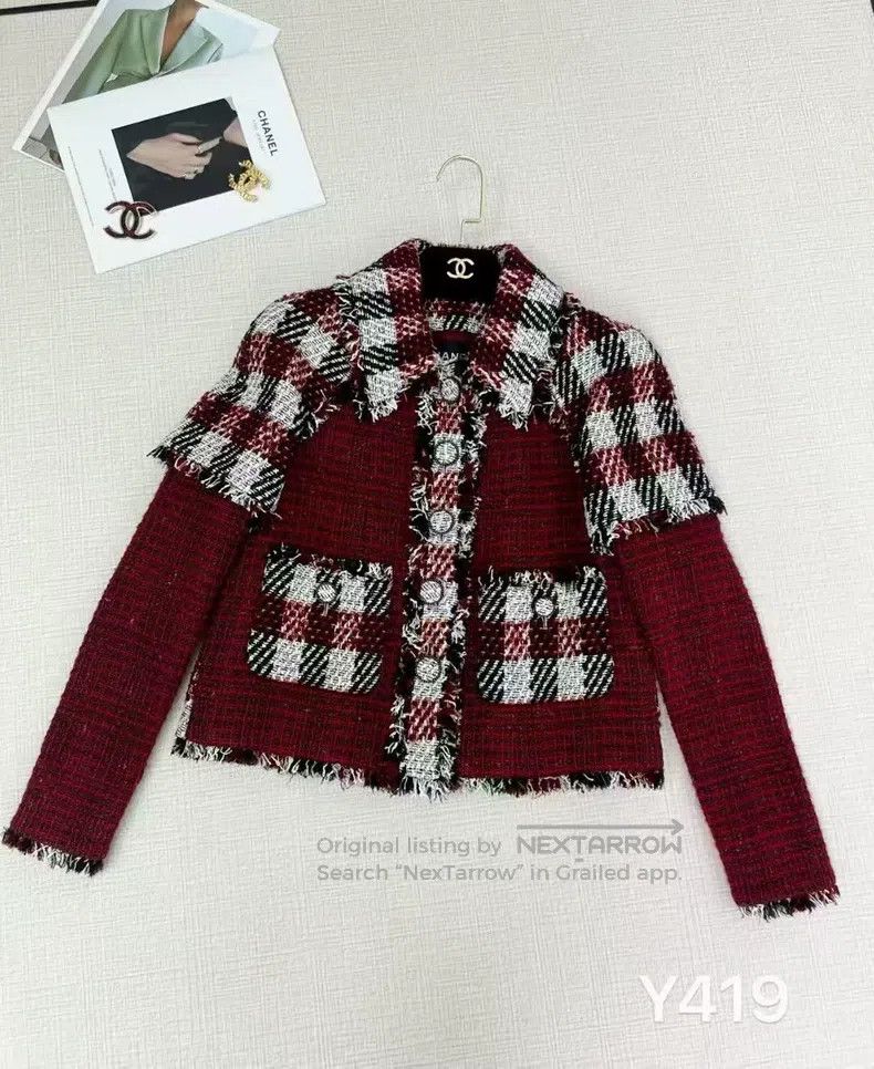 Gucci Gucci Plaid stitching show jacket Size XXS / US 00 / IT 34 - 1 Thumbnail