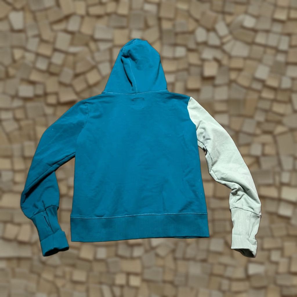 Vintage BRP Hoodie Womens Large Green Blue Pullover Long Sleeve CAN-AM Shirt Casual Fall Spring Summer Modern Regular Mens? Size L / US 10 / IT 46 - 1 Thumbnail