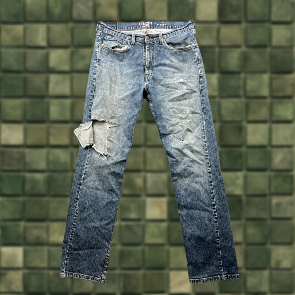 Levi's Levi's Jeans Men Relaxed Fit Distressed 5-Pocket Denim Blue Size 34x32 Regular 34in Inseam Workwear Vintage: No Size US 34 / EU 50 - 1 Thumbnail