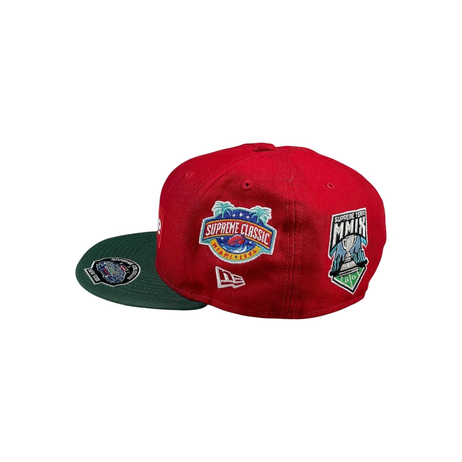 Supreme Supreme Red & Green Fitted Cap Size ONE SIZE - 3 Thumbnail