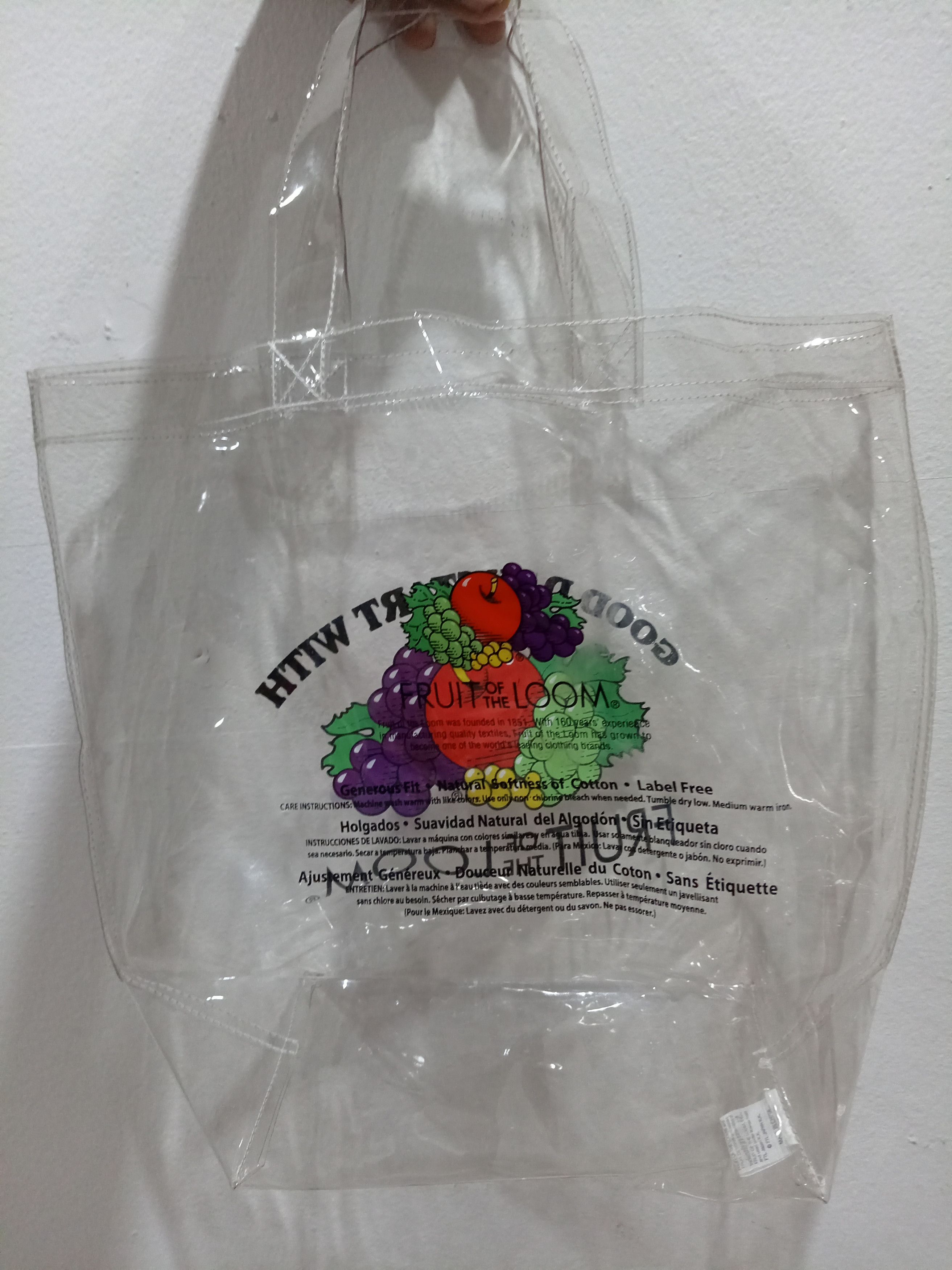 Fruit Of The Loom × Japanese Brand Fruits of the loom transparent tote bag Size ONE SIZE - 3 Thumbnail