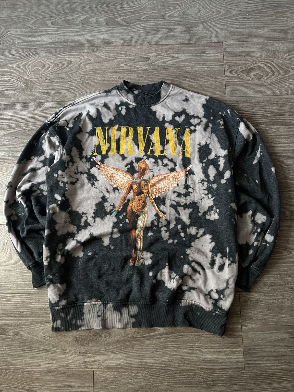 ‼️Archival TieDie Nirvana Big Logo Rock Vintage Sweatshirt‼️