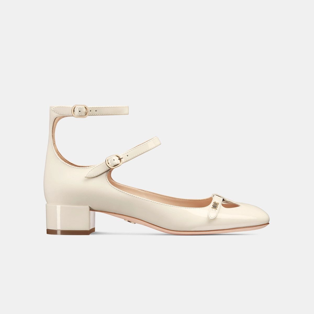 o1w1db11024 Aime Dior Pump in White