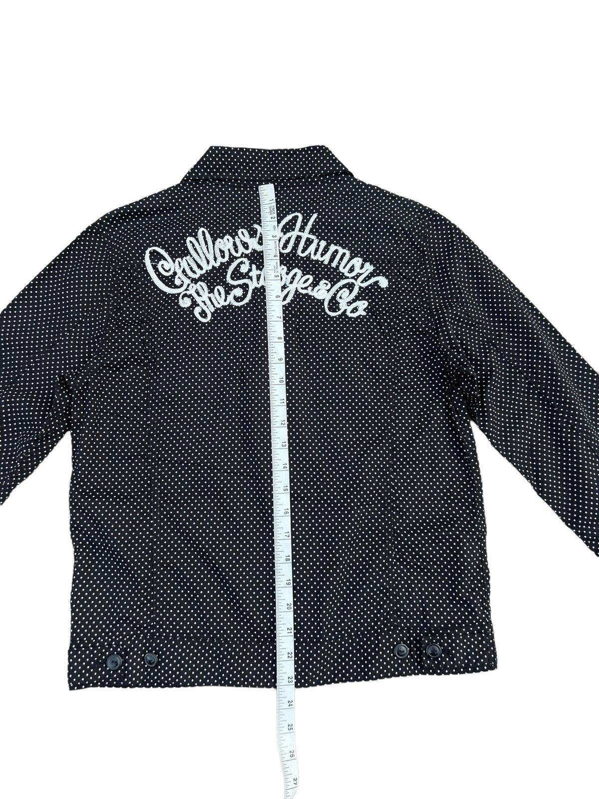 Vintage STOOGE & CO Japan Embroidery Polka Dots Light Trucker Jacket Size US S / EU 44-46 / 1 - 5 Thumbnail