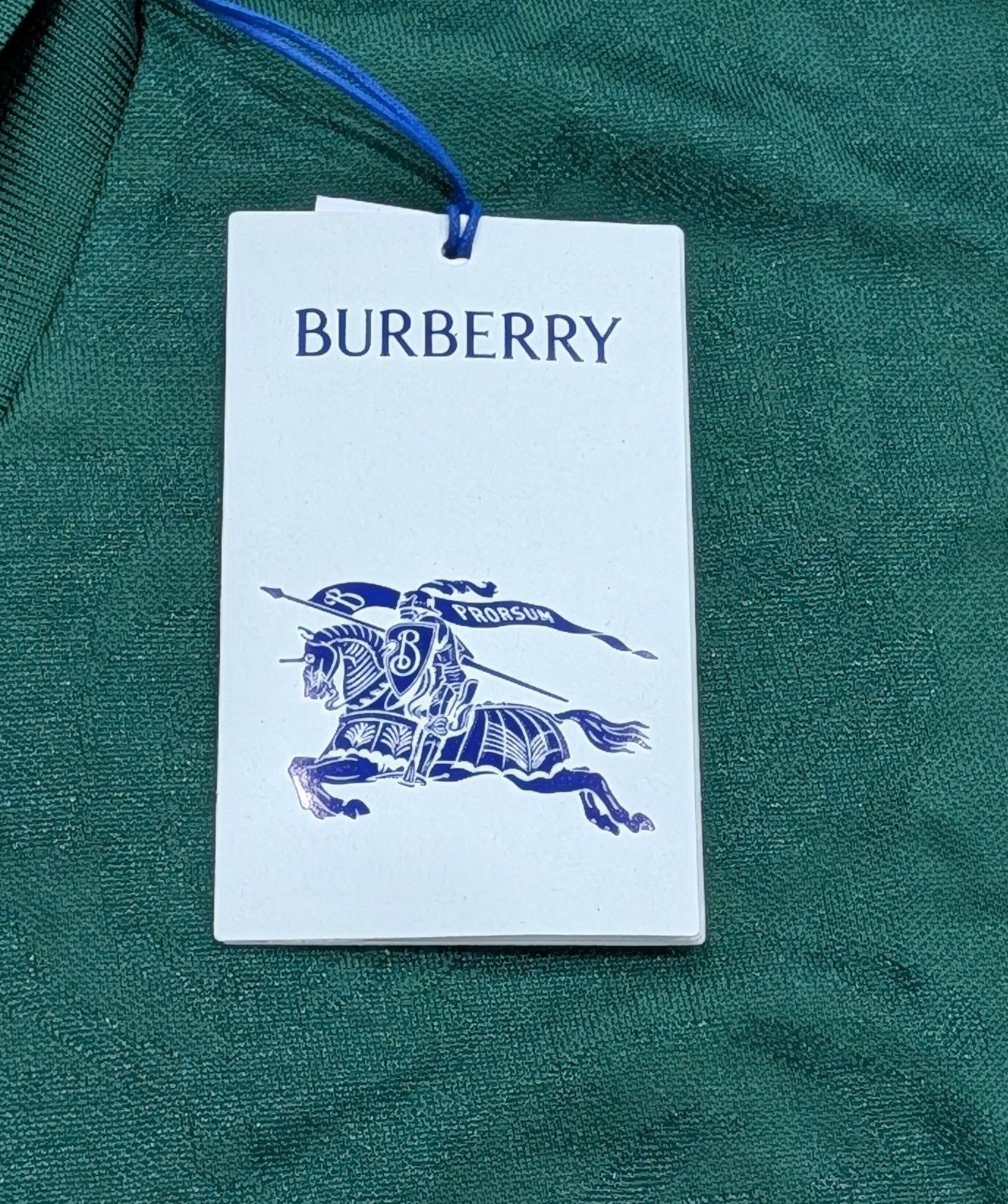 Burberry BURBERRY Floral Johnny Collar Polo Shirt Ivy Green Medium Size US M / EU 48-50 / 2 - 6 Thumbnail
