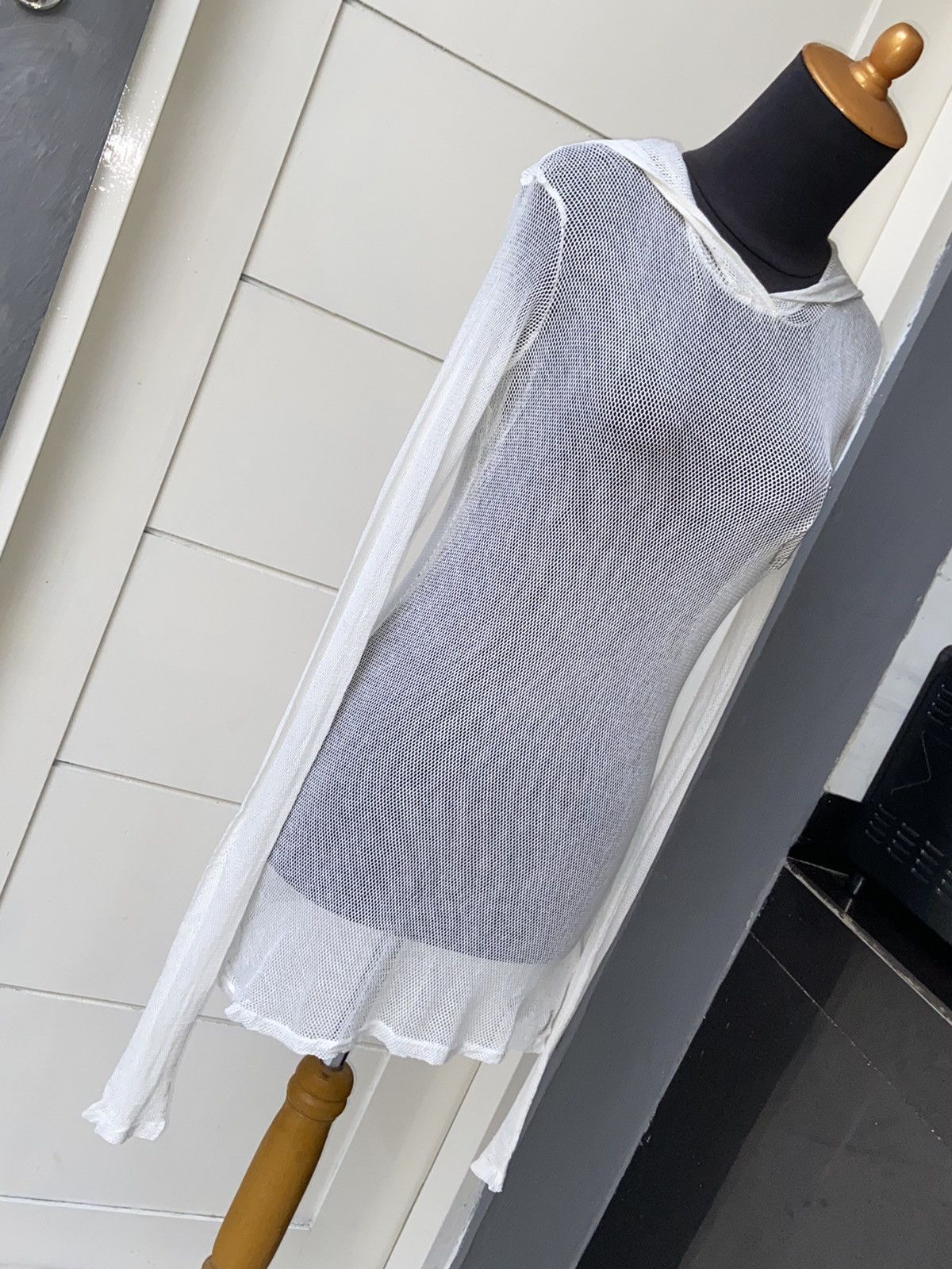 Diesel DIESEL White Mesh T-shirt Size US XS / EU 42 / 0 - 6 Thumbnail
