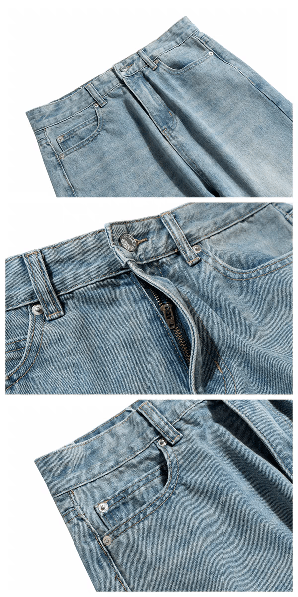 Jean × Vintage Washed faded cleanfit yuppie bootcut grunge flared jeans Size US 30 / EU 46 - 3 Thumbnail