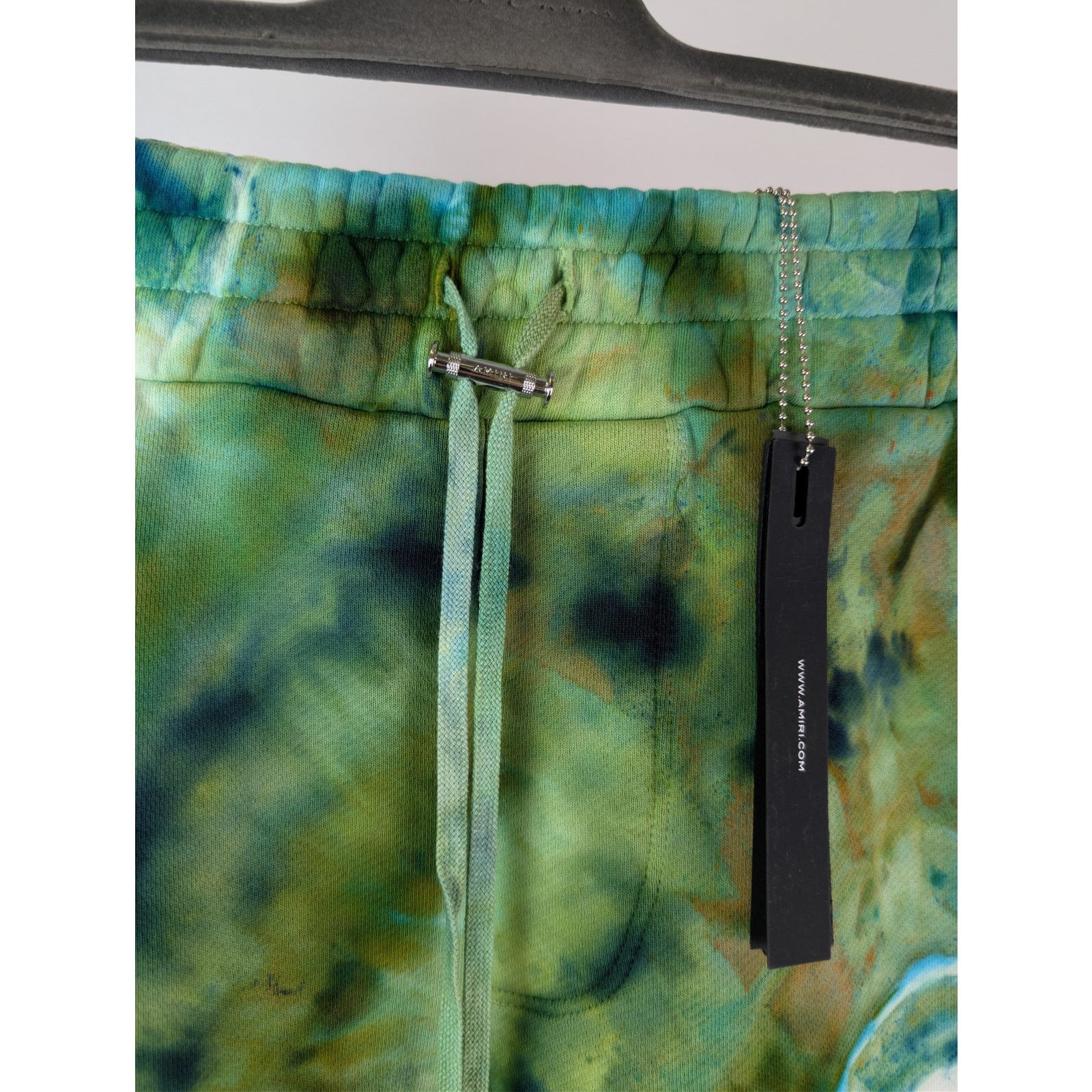Amiri o1rshd1 Tie Dye MA Sweatshort Shorts in Multicolor L Size US 34 / EU 50 - 7 Thumbnail