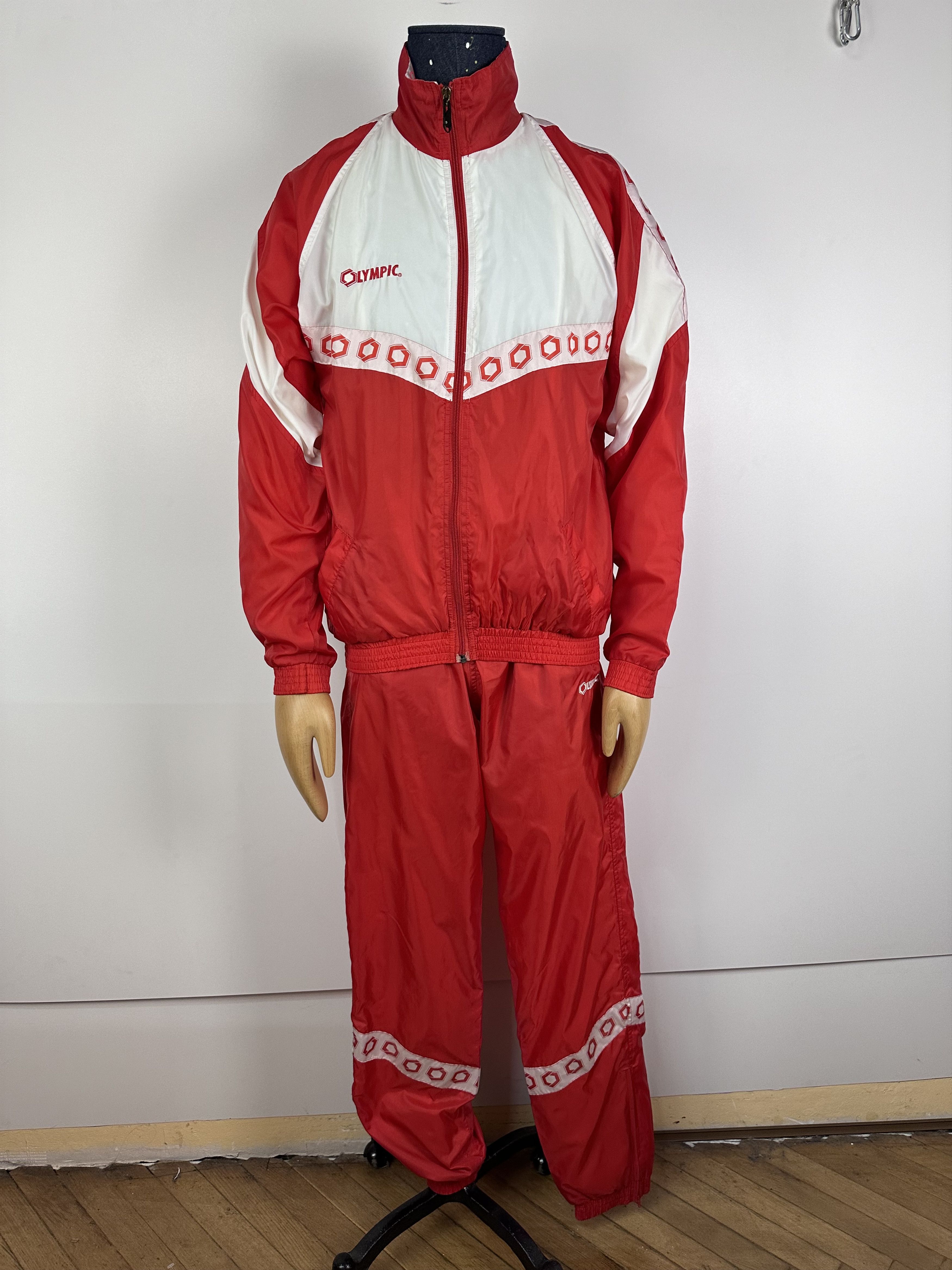 Vintage SL BENFICA PORTUGAL Football Soccer Tarck Suit 1994 Olympic Size US L / EU 52-54 / 3 - 6 Thumbnail