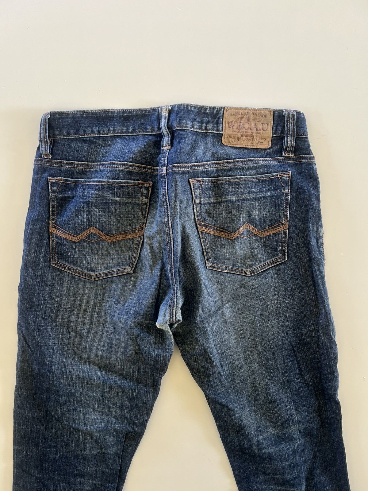Who A.U. Vintage Who.A.U Denim Jeans Size 35" Size US 35 - 7 Thumbnail