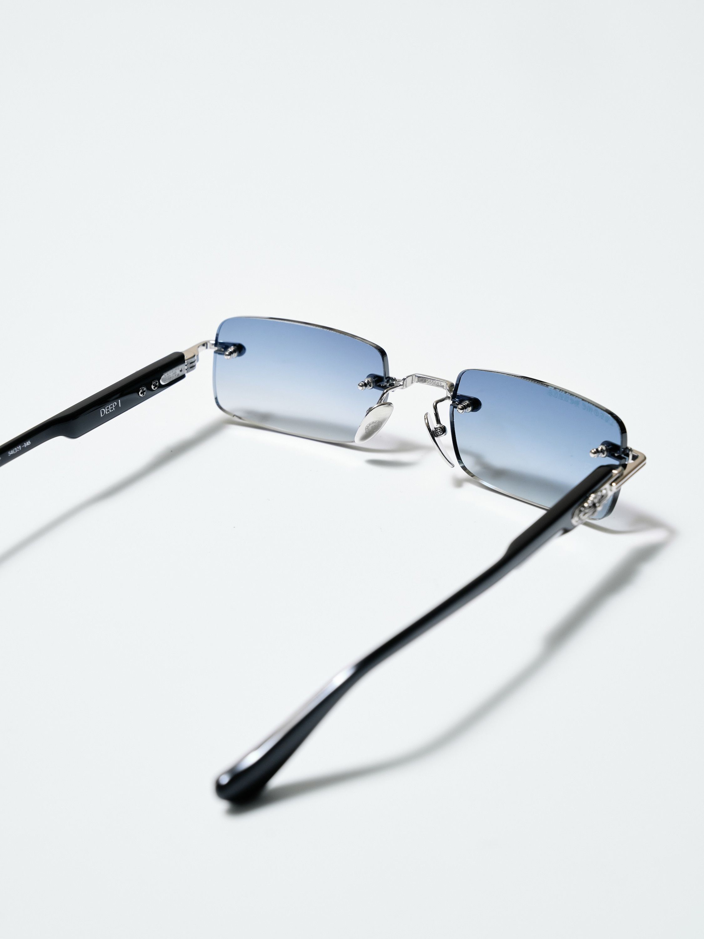 Chrome Hearts DEEP I SHINY SILVER BLACK PLASTIC - SUN Size ONE SIZE - 6 Thumbnail
