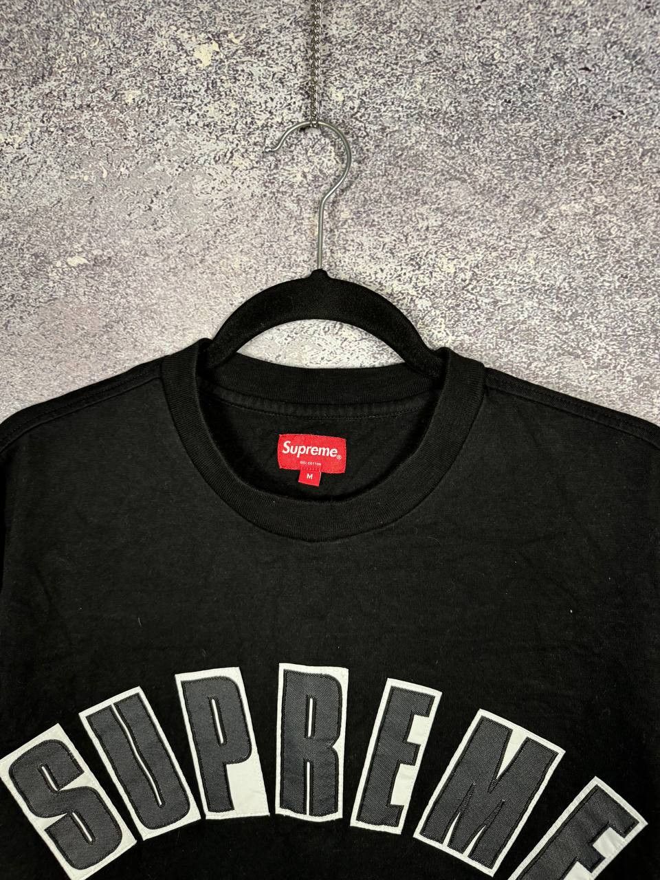 Supreme SS20 Supreme Arc Applique S/S Top Black Tee Medium Size US M / EU 48-50 / 2 - 5 Thumbnail