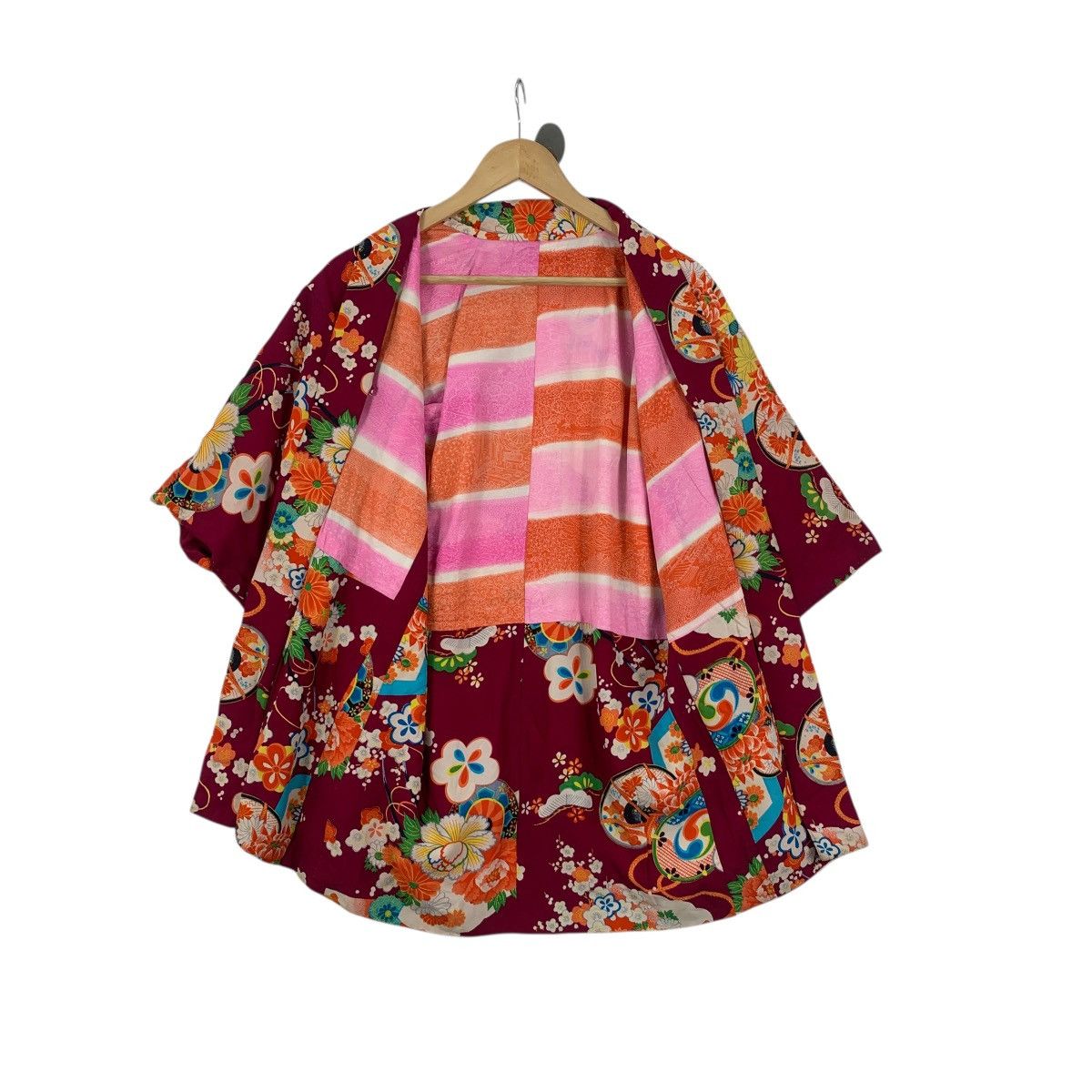 Vintage Vintage 70s KIMONO TEMPLE FLORAL JAPAN Traditional Geisha Size M / US 6-8 / IT 42-44 - 5 Thumbnail