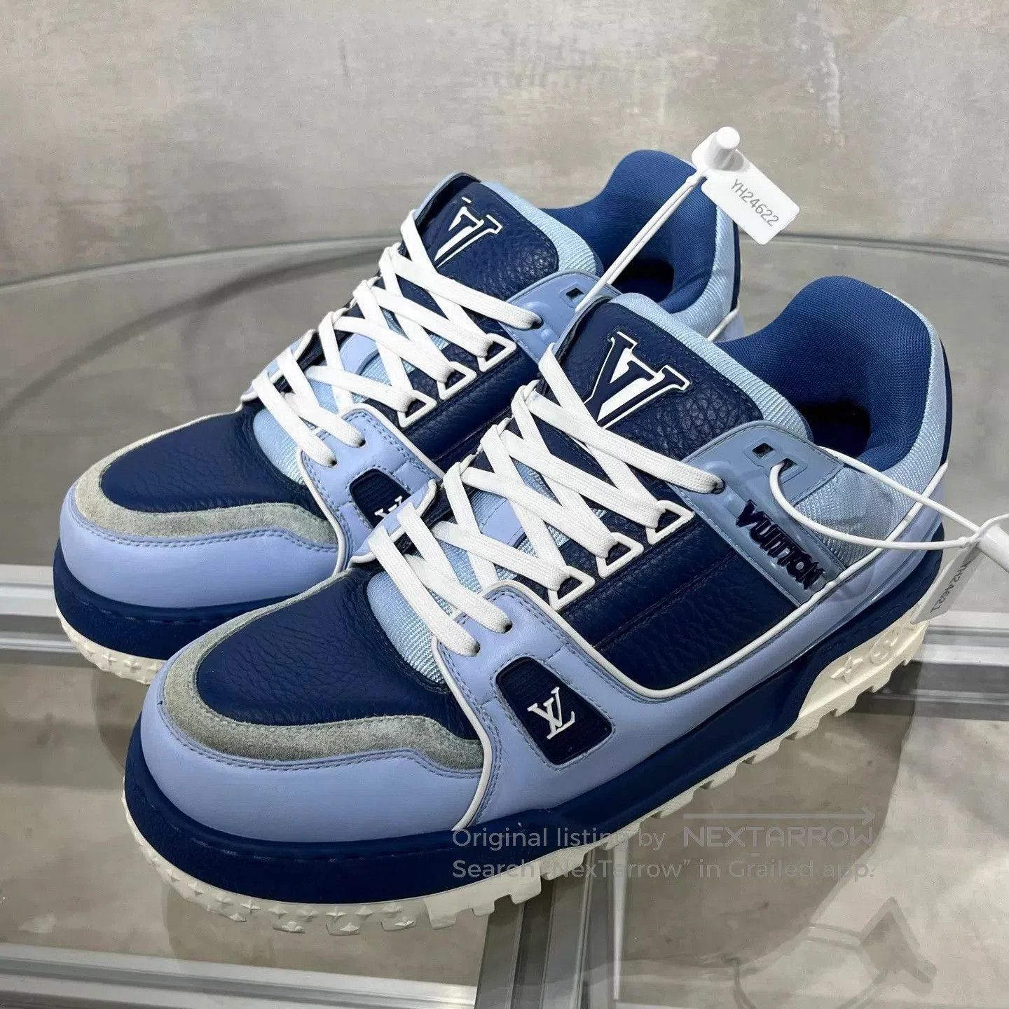 Louis Vuitton Blue Low. Size US 7.5 / EU 40-41 - 2 Thumbnail