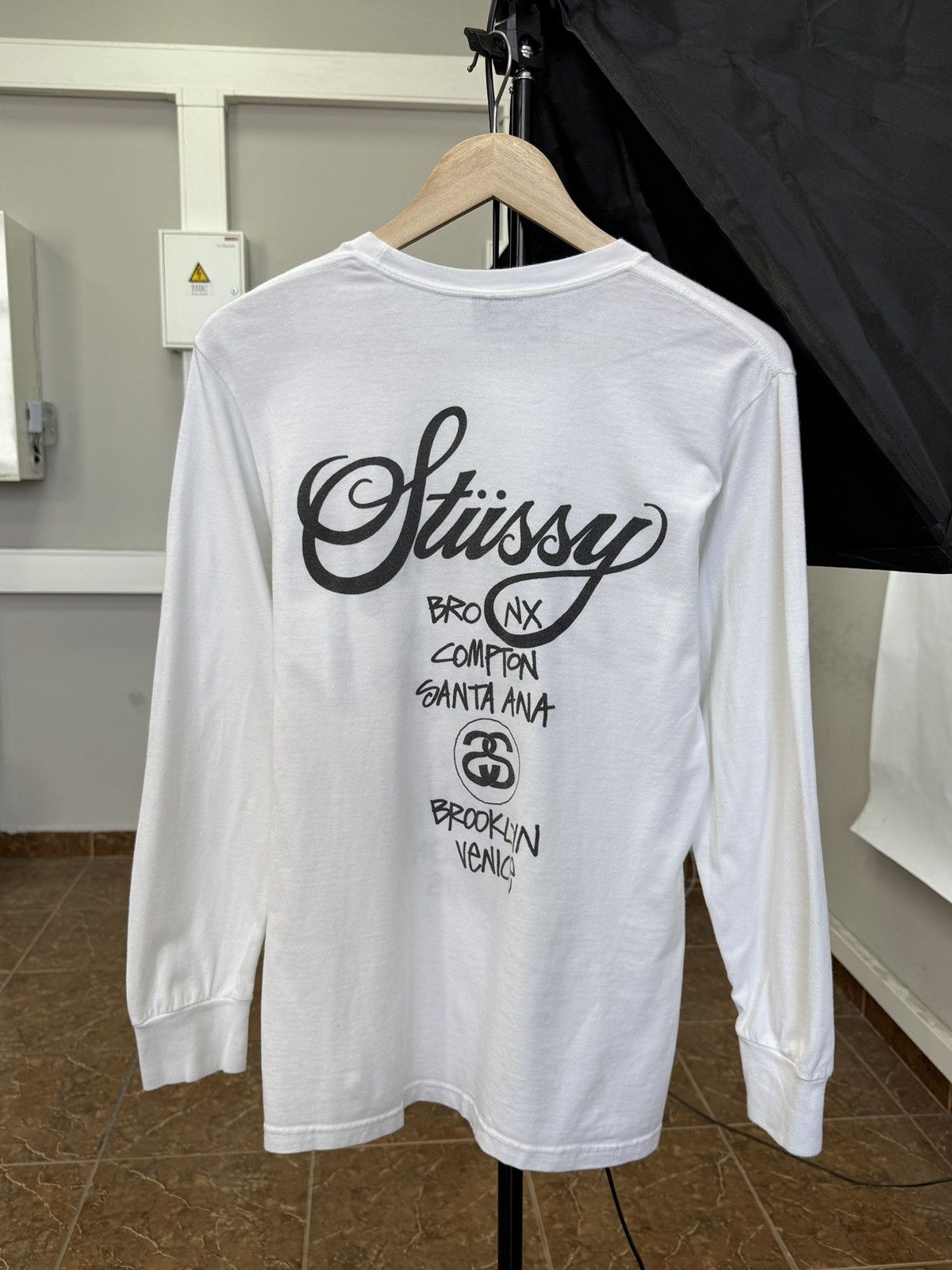Stussy 🇺🇸 Y2K Stussy World Tour Long Sleeve New York Los Angels Size US S / EU 44-46 / 1 - 2 Thumbnail