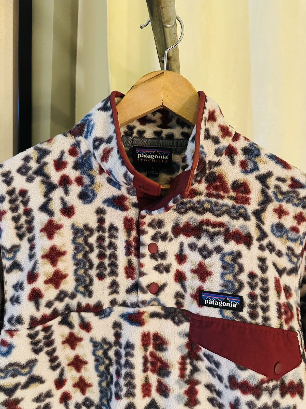 Patagonia Patagonia Aztec Synchilla Wandering Woods Pumic Size M / US 6-8 / IT 42-44 - 2 Thumbnail