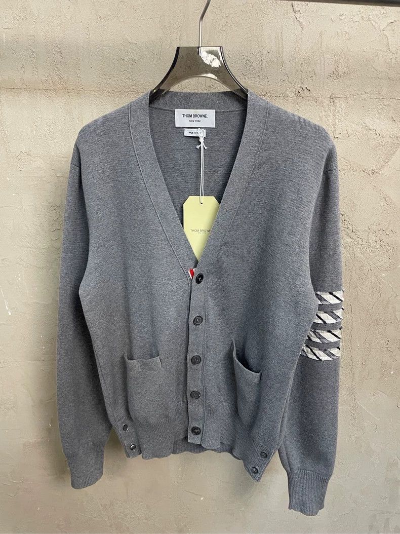 Thom Browne Thom Browne size1 Knitted cardigan jacket Size US S / EU 44-46 / 1 - 3 Thumbnail