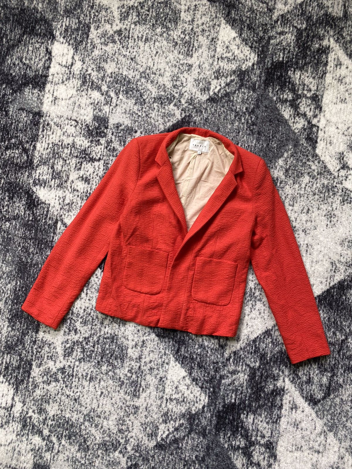 Sandro Vintage Sandro Paris Jacket Luxury Blazer Premium Size S / US 4 / IT 40 - 7 Thumbnail