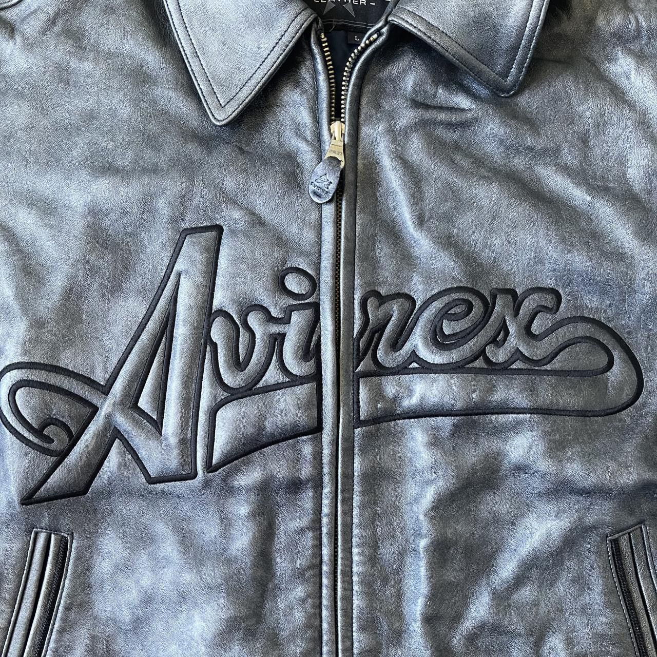 Avirex × Vintage Avirex Leather Varsity Jacket Size US L / EU 52-54 / 3 - 4 Thumbnail