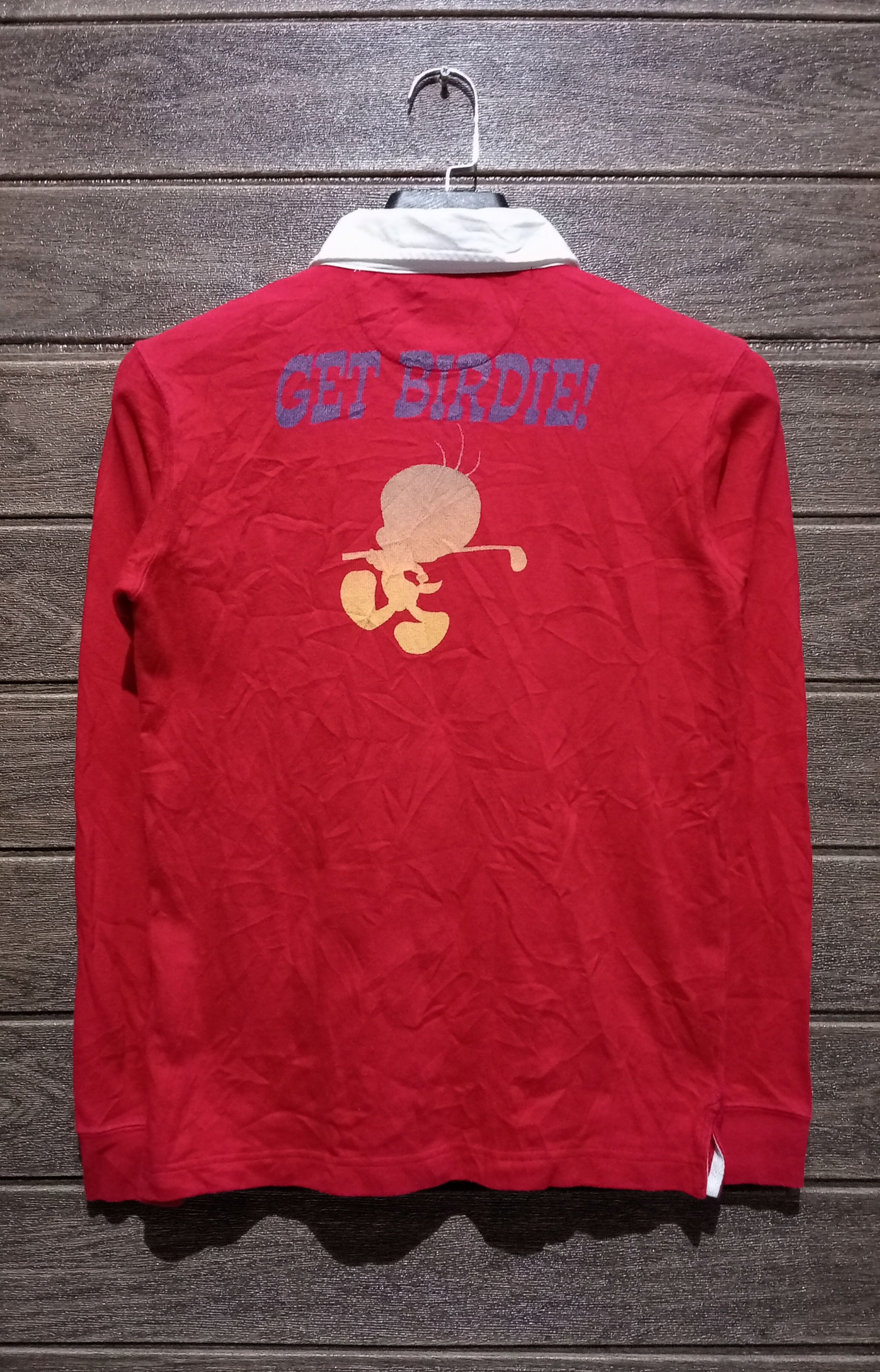 Warner Bros Vintage Edwin Golf X Warner Bros Tweety Polos Rugby Shirt. Size US S / EU 44-46 / 1 - 11 Thumbnail