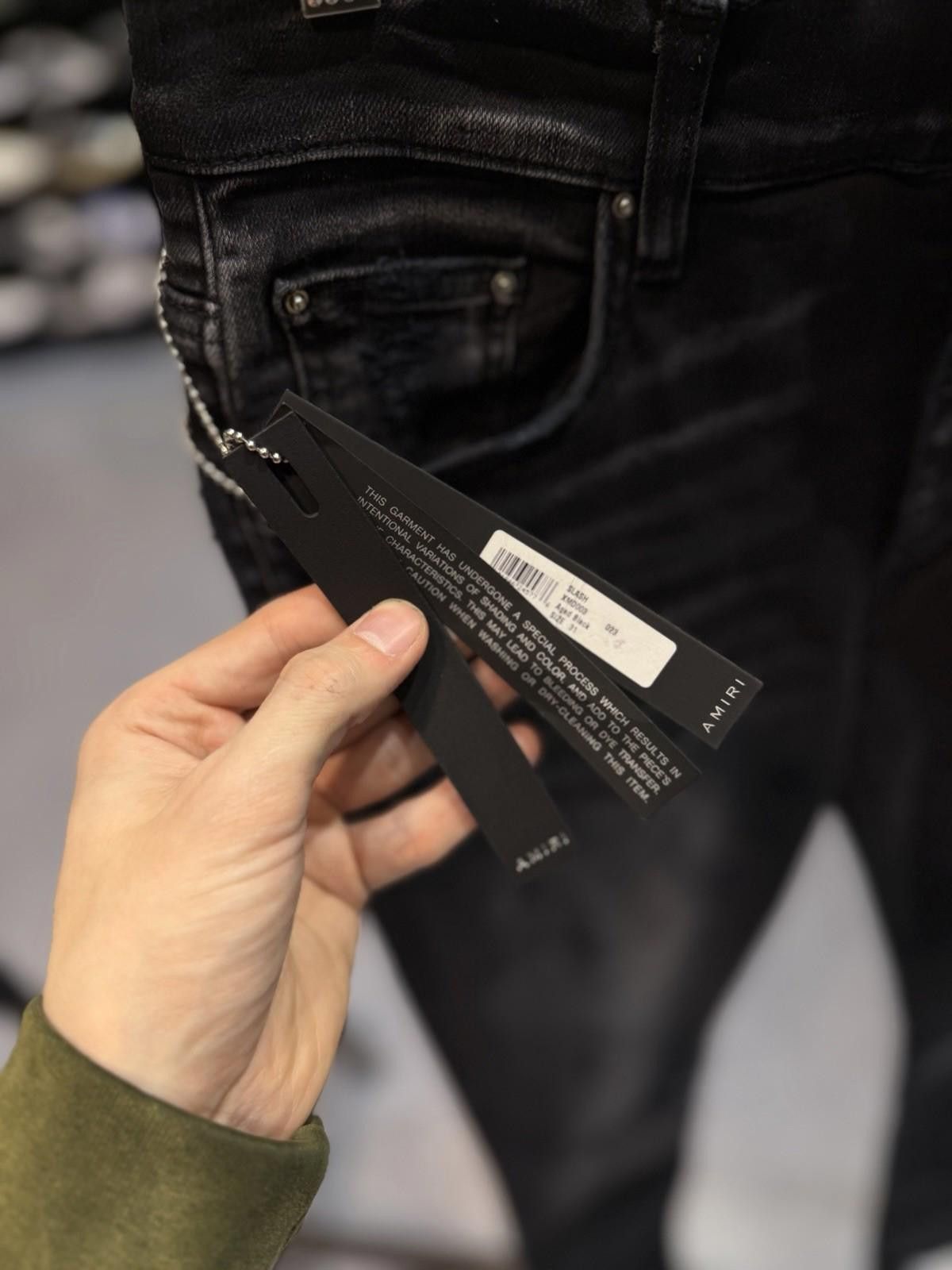 Amiri Size 31 - Amiri Slash Black Jeans 100% Authentic NEW Size US 31 - 12 Thumbnail