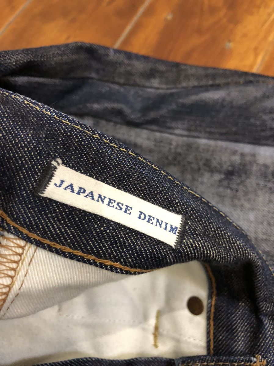 Japanese Brand Japanese Denim Painted Distressed Crush Faded Denim Baggy Size US 33 - 7 Thumbnail