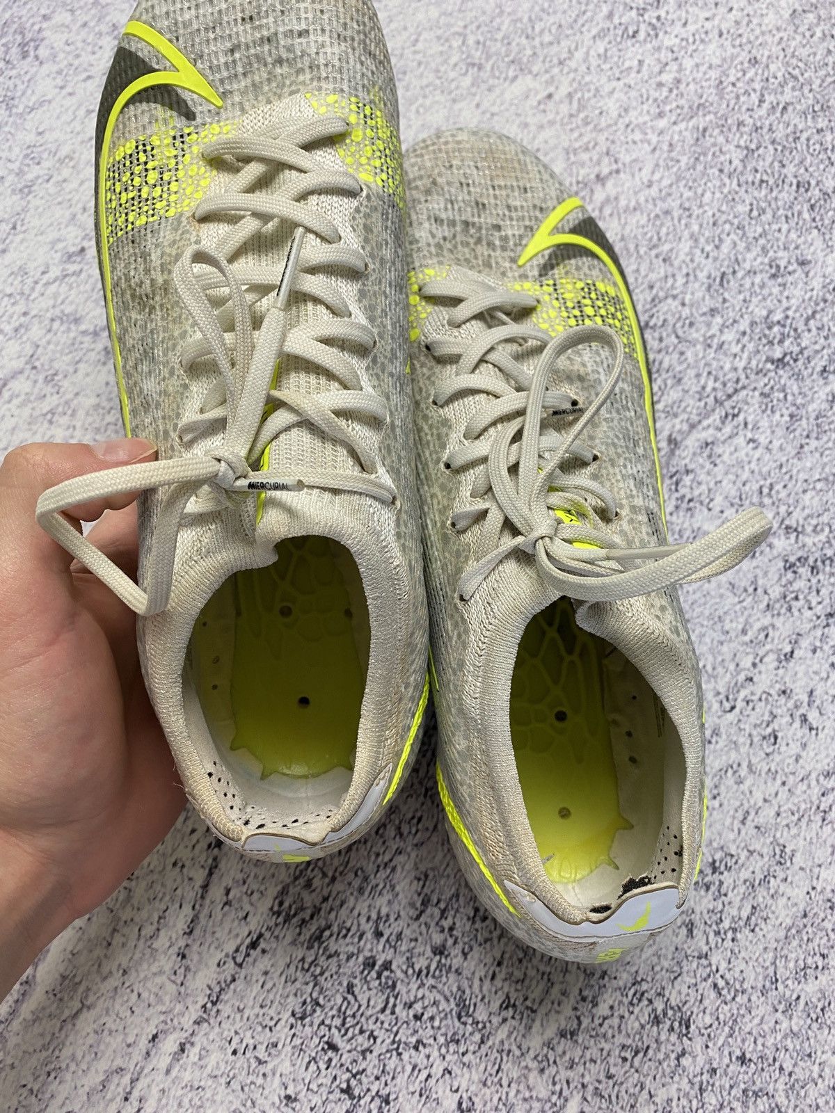Nike Nike Vapor 14 Elite FG White Soccer Cleats CQ7635-107 US 8 Size US 8 / EU 41 - 13 Thumbnail