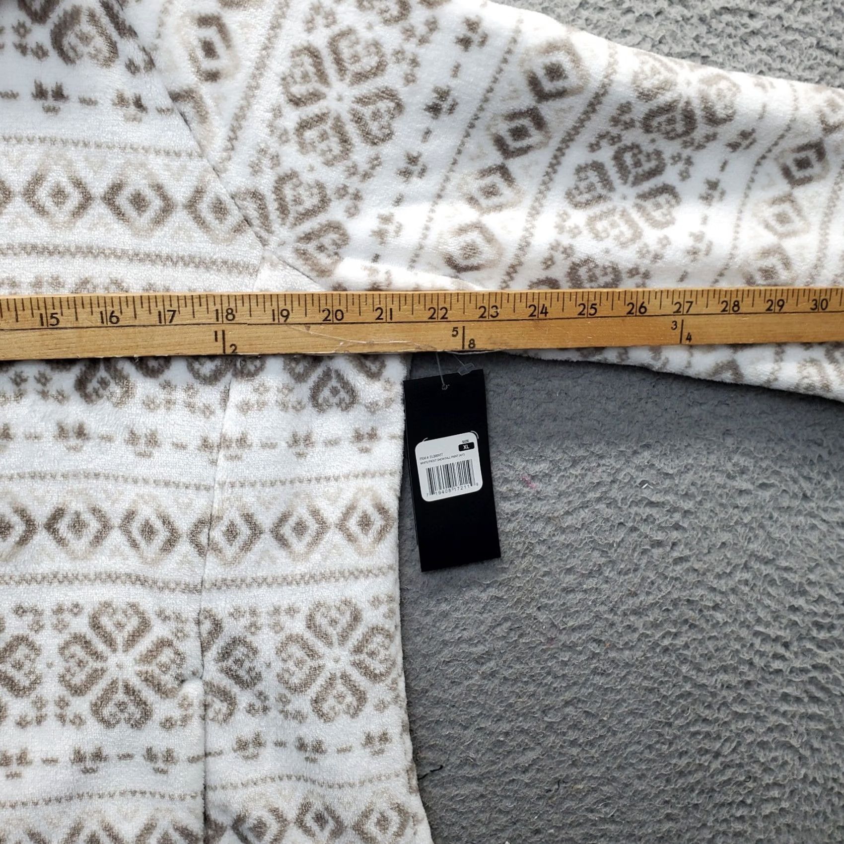 Eddie Bauer Eddie Bauer Quarter-Zip Fleece Pullover Womens XL Multicolor Nordic Snow Print Shirt Size XL / US 12-14 / IT 48-50 - 4 Thumbnail