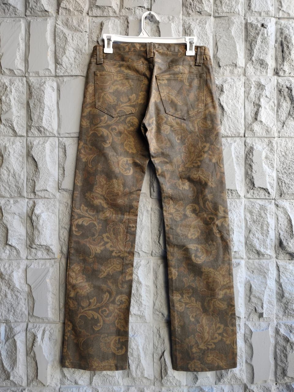 Roar × Vintage 💥Vintage Roar Japan Florals Art Pattern Trousers Size US 29 - 2 Thumbnail
