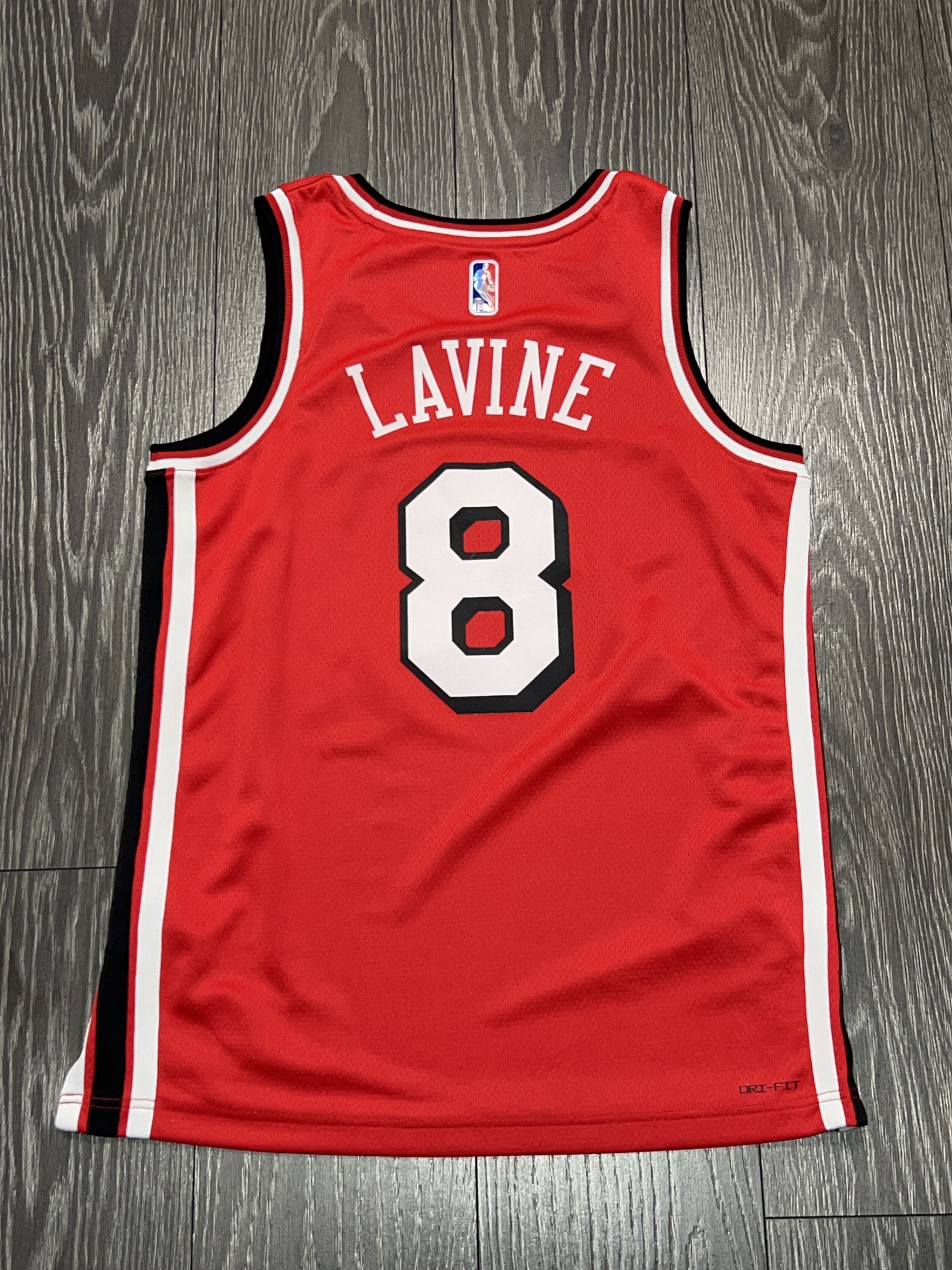 Nike Chicago Bulls #8 LAVINE NBA Swingman Basketball Jersey Shirt Size US L / EU 52-54 / 3 - 10 Thumbnail