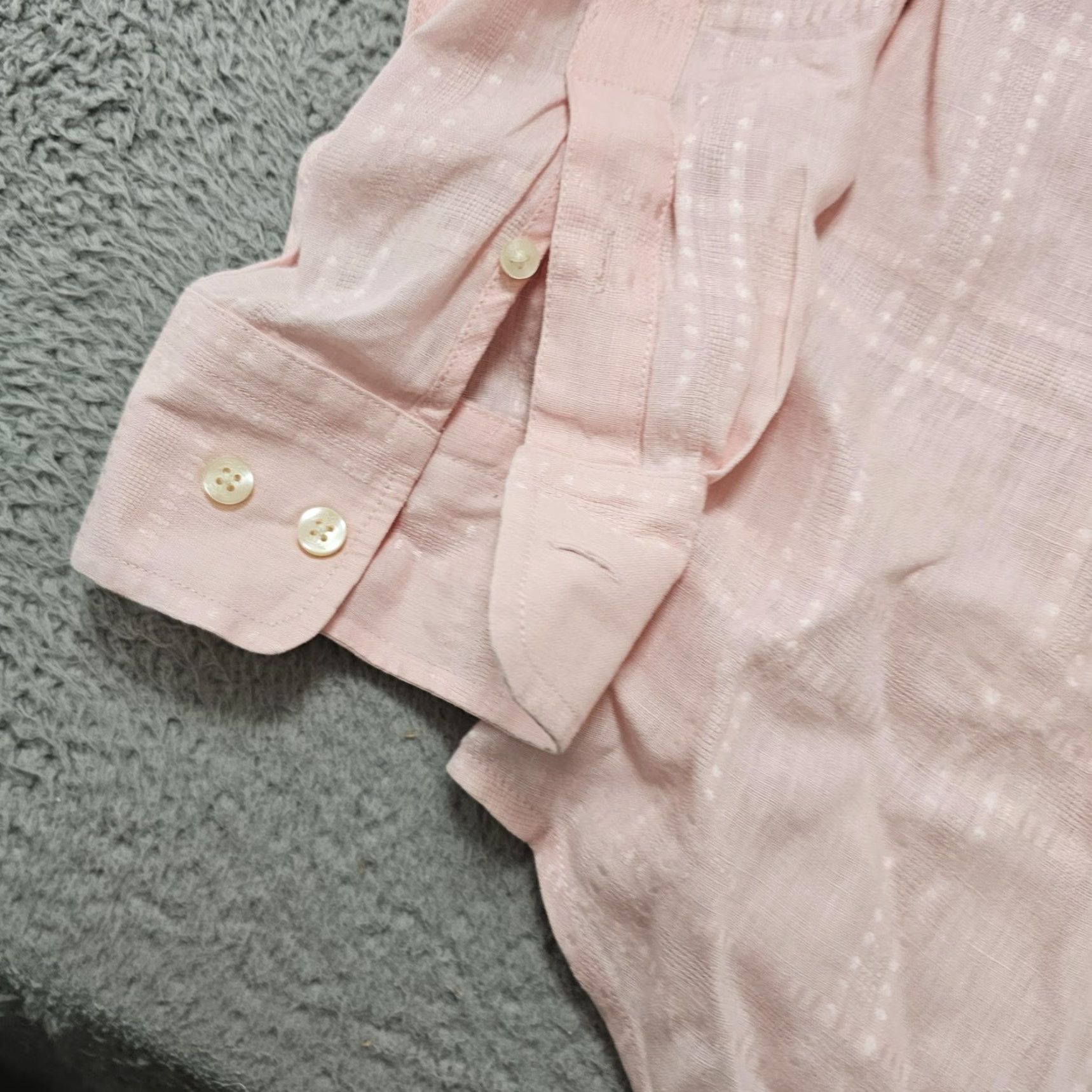 Tommy Bahama Tommy Bahama Shirt Mens XL Pink 100% Linen Long Sleeve Button Front Casual Plaid Size US XL / EU 56 / 4 - 5 Thumbnail
