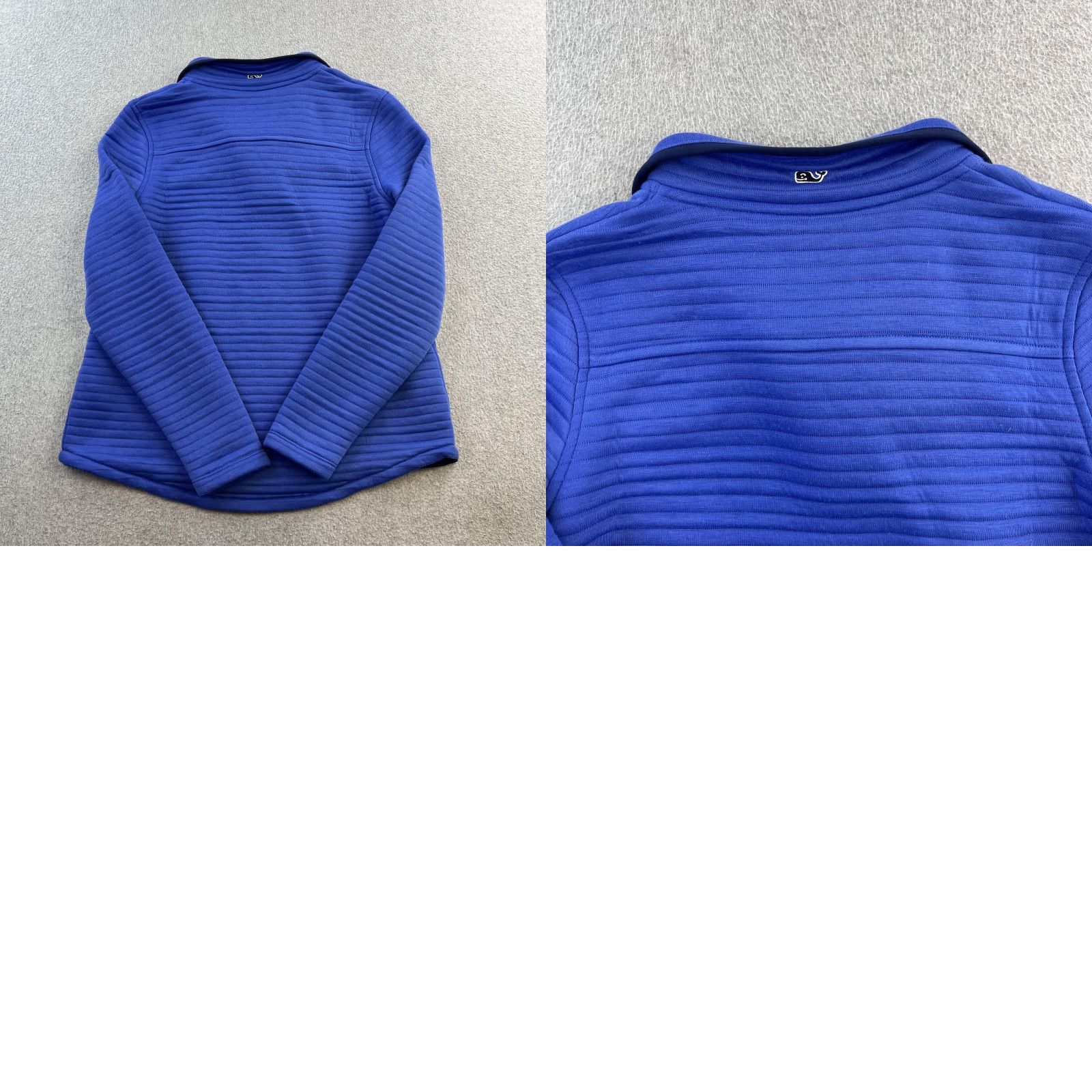 Vineyard Vines Vineyard Vines Pullover Womens XS Blue Snap Neck Ribbed Sweater Logo Whale Size XS / US 0-2 / IT 36-38 - 9 Thumbnail