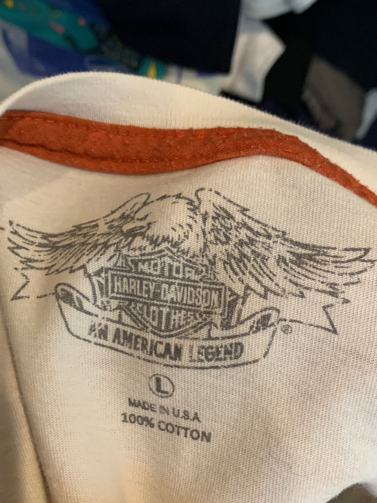 Harley Davidson *RARE* Harley Davidson Freedom Machine Biker USA-Made Shirt Size US L / EU 52-54 / 3 - 7 Thumbnail