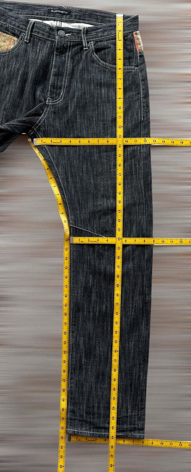 Fashion Victim × Vintage WILD KHAKIS PATCHWORK POCKET JEANS Size US 33 - 12 Thumbnail