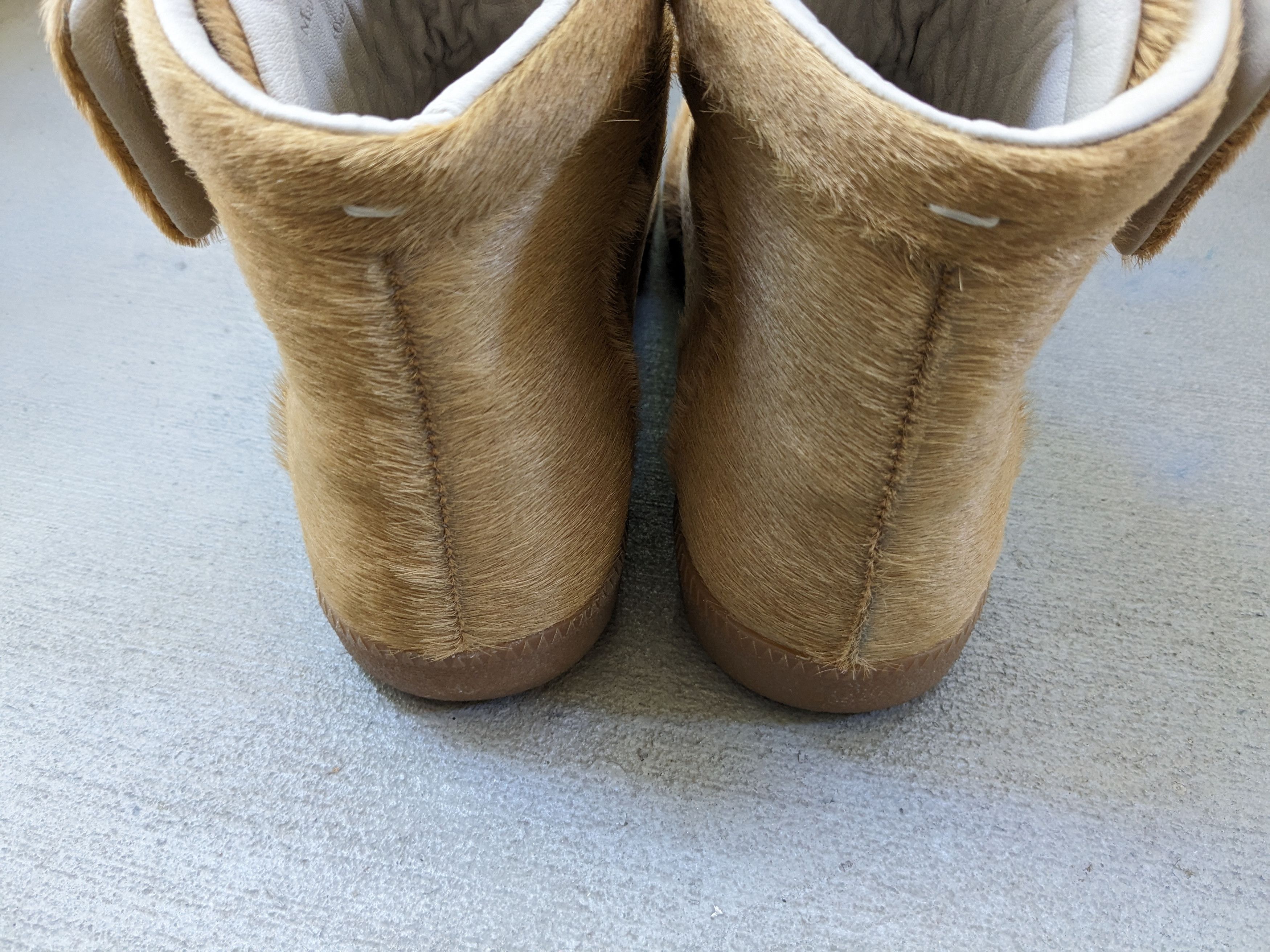 Maison Margiela Maison Margiela Future Pony Hair 9 42 Leather High Tops Tan Size US 9 / EU 42 - 12 Thumbnail