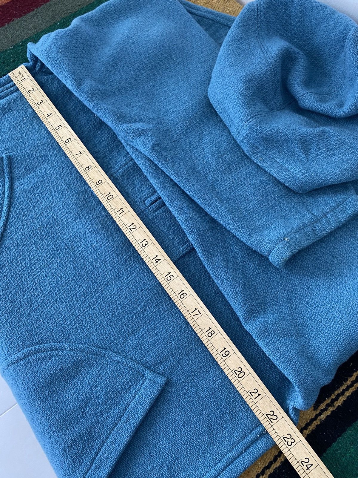 Warehouse Warehouse Vintage Style Loopwheel Half-Zip Hoodie Blue Japan Size US L / EU 52-54 / 3 - 8 Thumbnail
