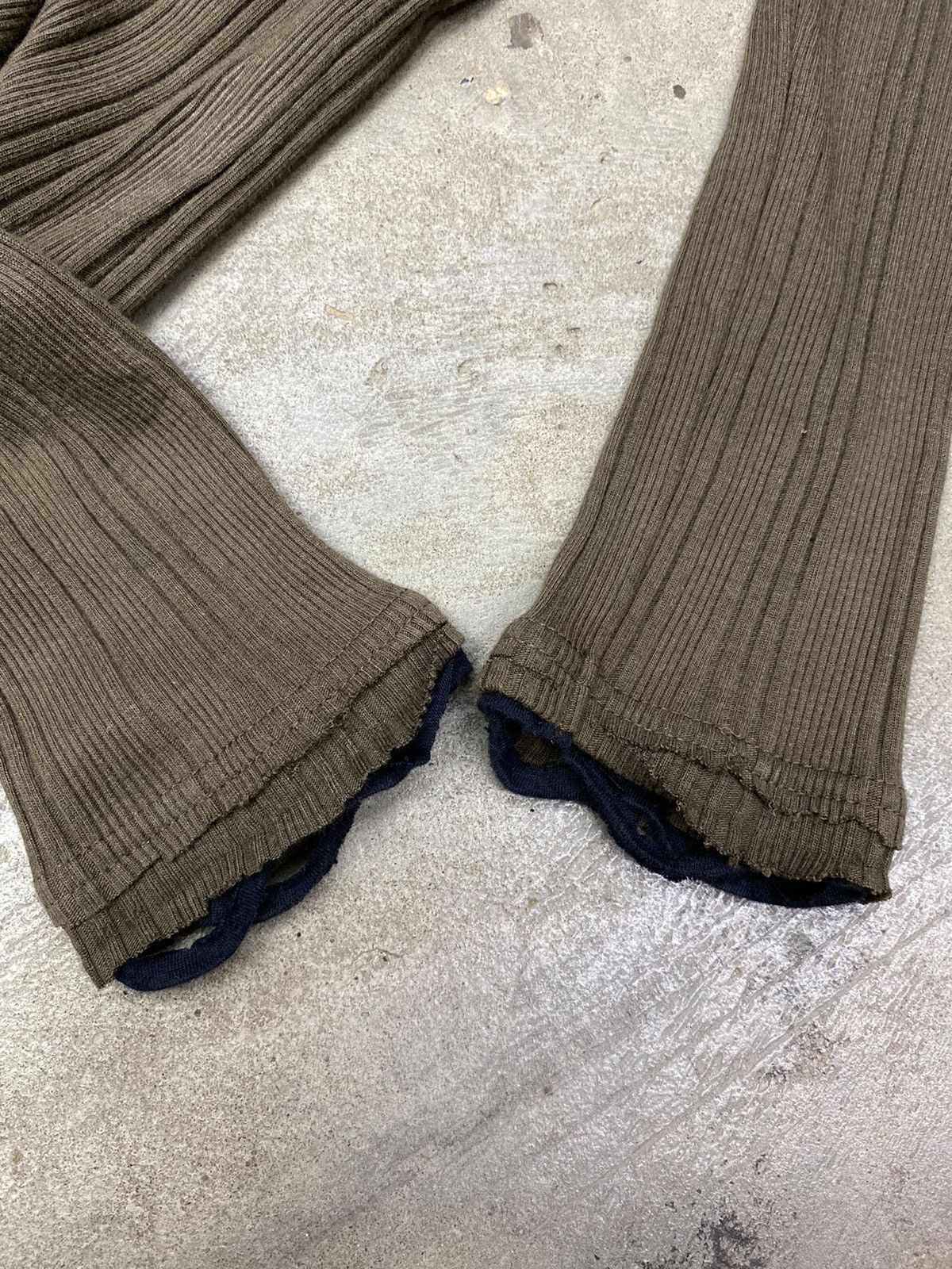 If Six Was Nine × Japanese Brand × Le Grande Bleu (L.G.B.) 2000s michel klein homme distress longsleeve Size US M / EU 48-50 / 2 - 11 Thumbnail
