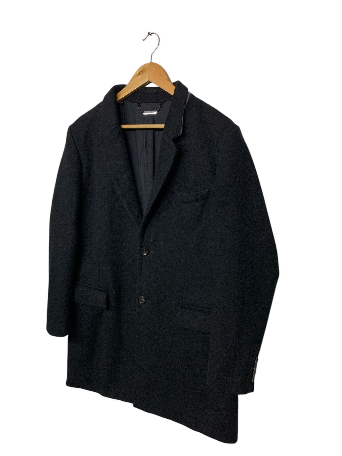 Designer × Japanese Brand × monkey time Monkey Time Wool Long Jacket Button Ups Size US L / EU 52-54 / 3 - 2 Thumbnail