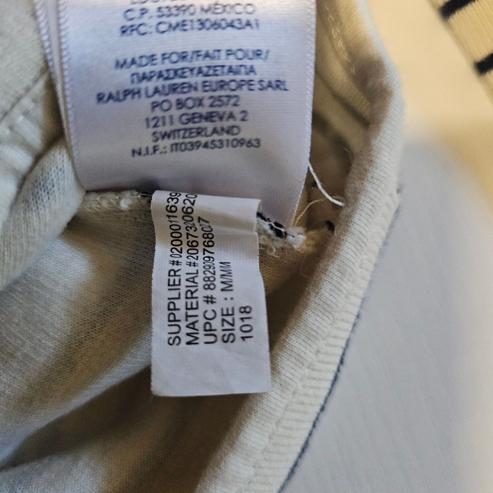 Chaps Ralph Lauren Chaps Striped Preppy Knit Blazer Jacket Cream Navy M 3613 Size M / US 6-8 / IT 42-44 - 6 Thumbnail