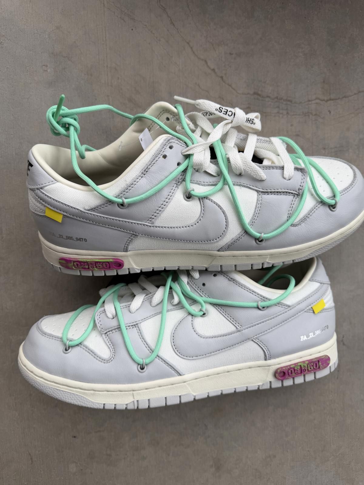 Other Nike Dunk Low Off-White Lot 4 Size 13M DS OG All Size US 13 / EU 46 - 2 Thumbnail