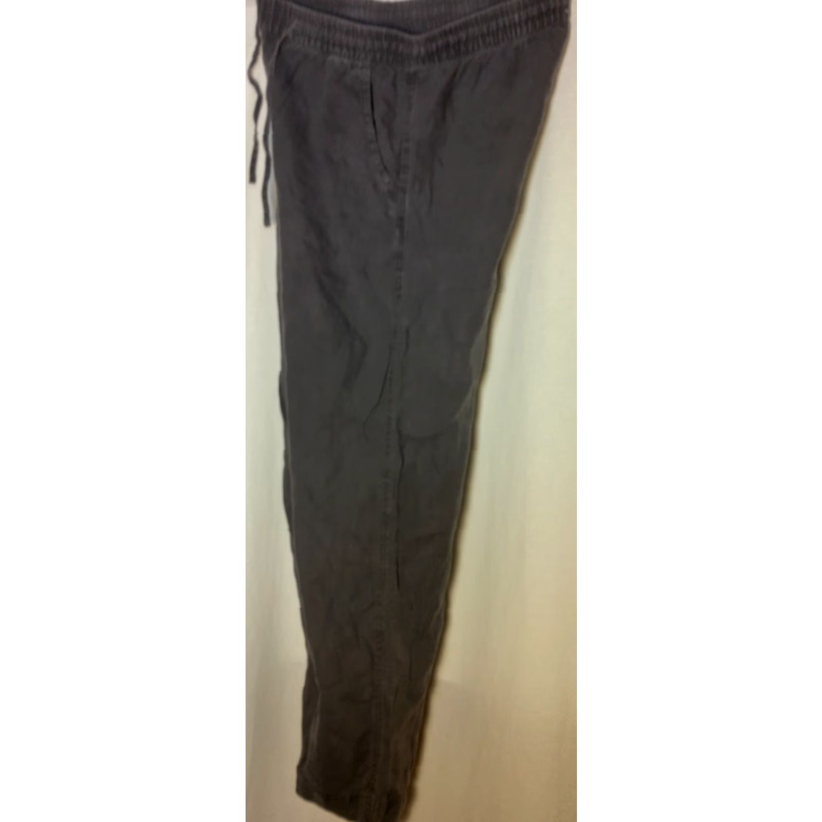 Vintage VINTAGE L.L. Bean Women's Pants Size 8 Linen Gray Straight Fit Casual Workwear Spring Summer Size 30" / US 8 / IT 44 - 3 Thumbnail