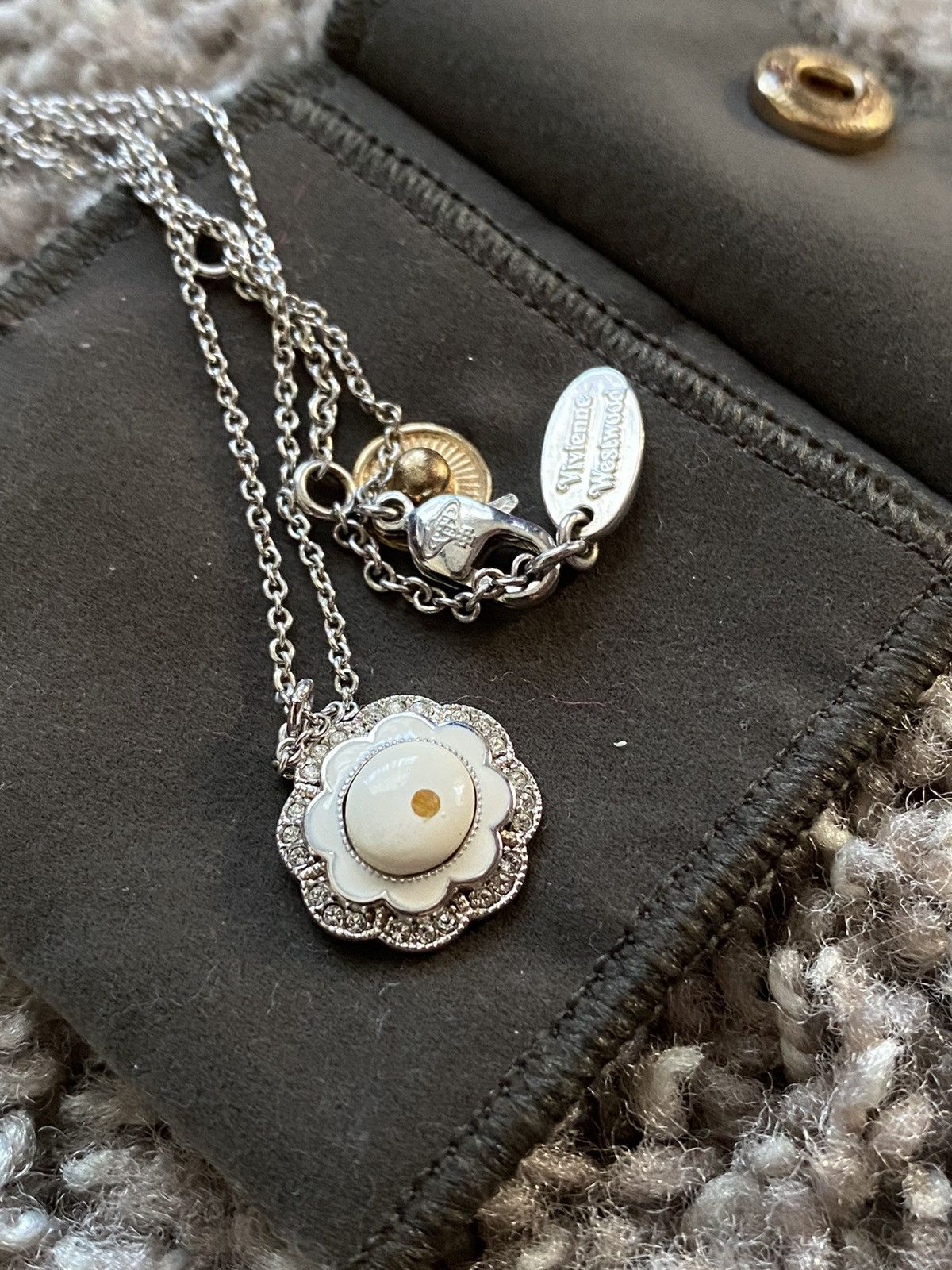 Vivienne Westwood Encrusted Evil Eye Necklace Size ONE SIZE - 6 Thumbnail