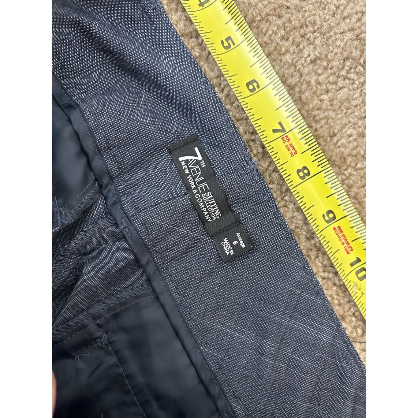 Other New York & Company Straight-Leg Pant - Signature Fit 7th Ave Size 28" / US 6 / IT 42 - 4 Thumbnail